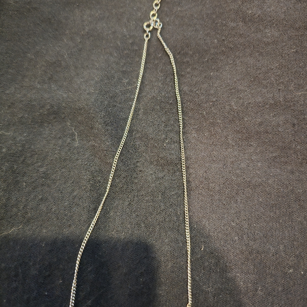 Montana Silversmiths Gold and Silver 'Cowgirl' Script Necklace - Picture 2 of 2